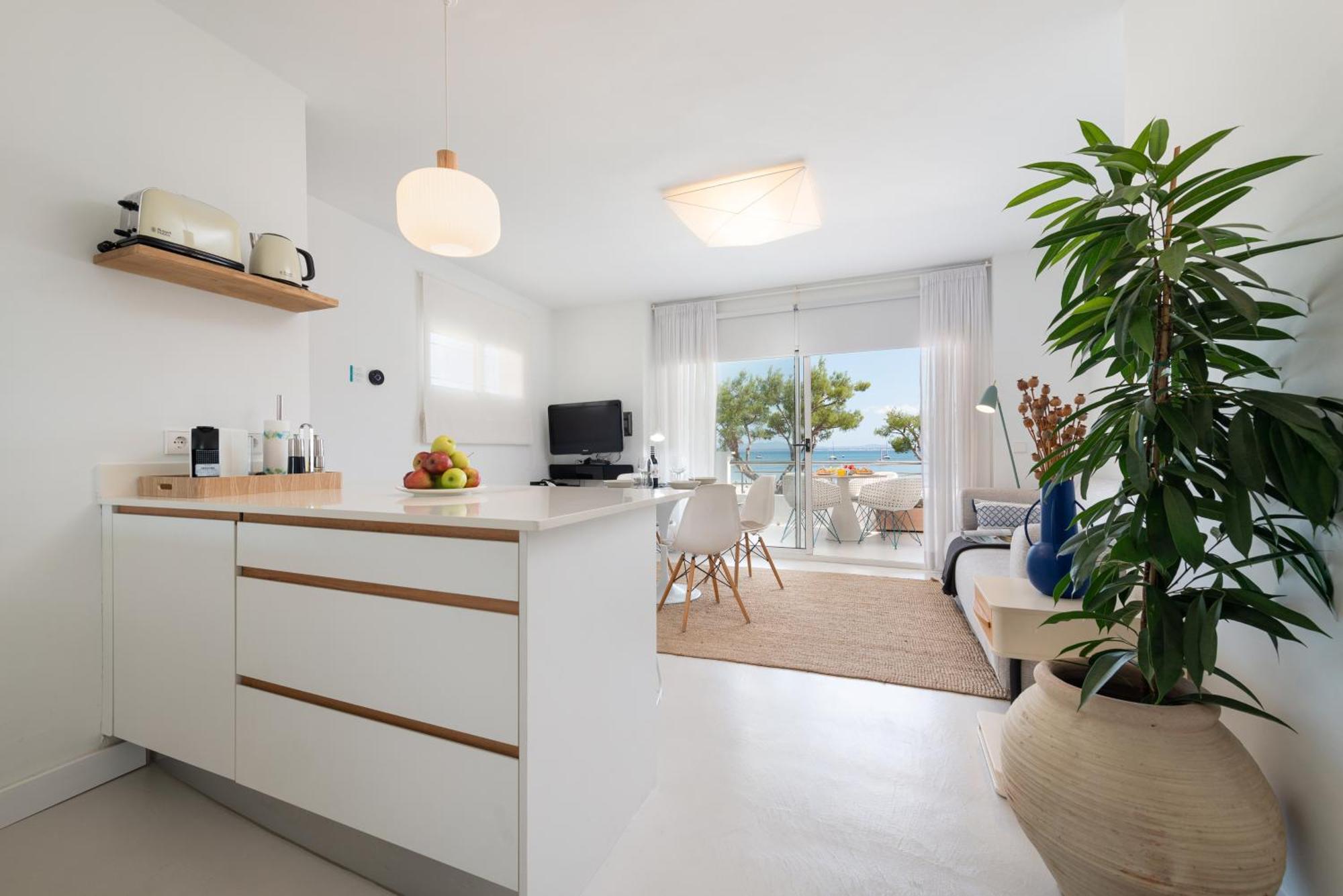Apartment Blue View Port de Alcudia  Bagian luar foto