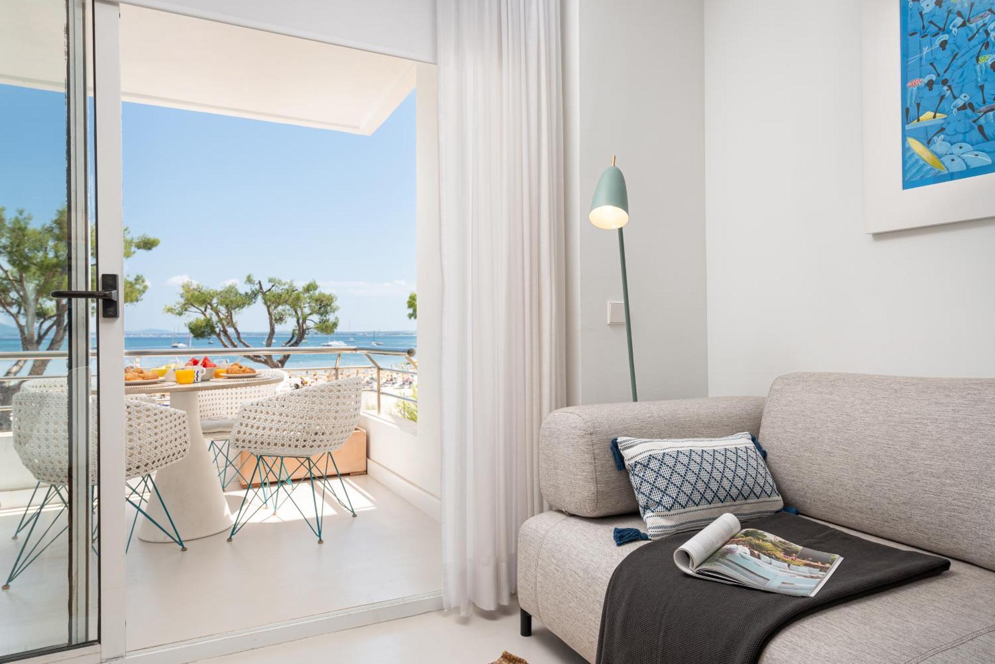 Apartment Blue View Port de Alcudia  Bagian luar foto