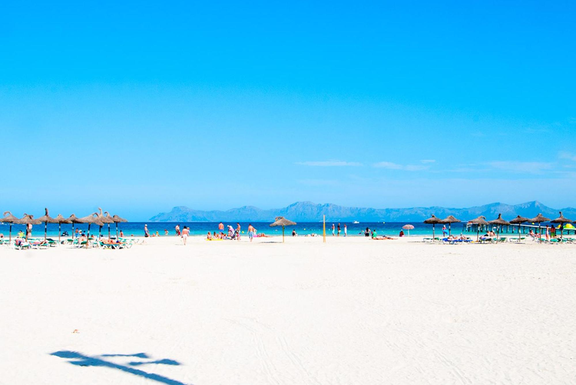 Apartment Blue View Port de Alcudia  Bagian luar foto