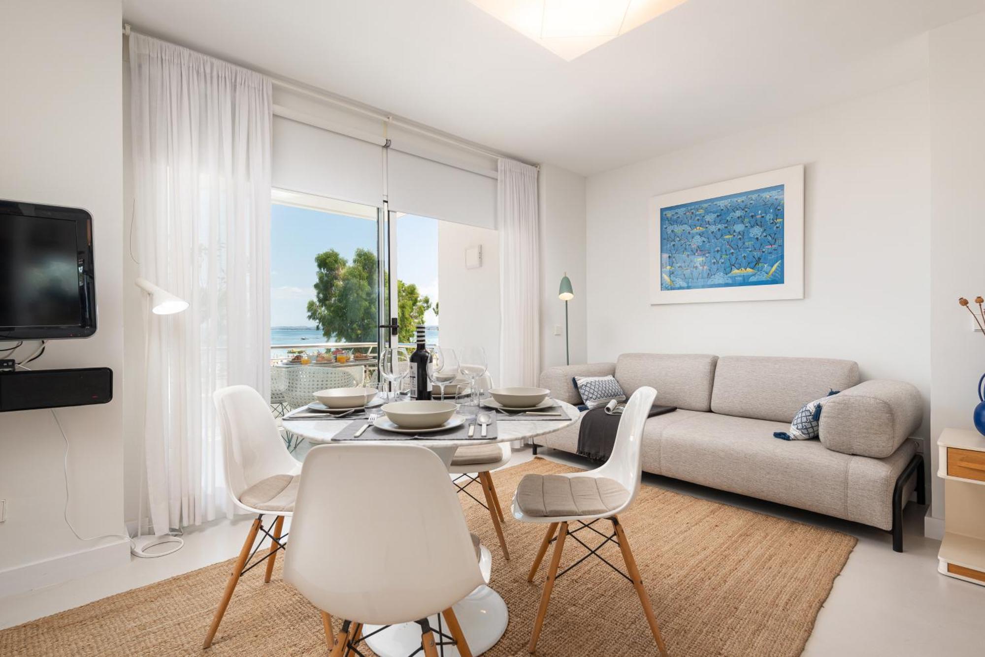 Apartment Blue View Port de Alcudia  Bagian luar foto
